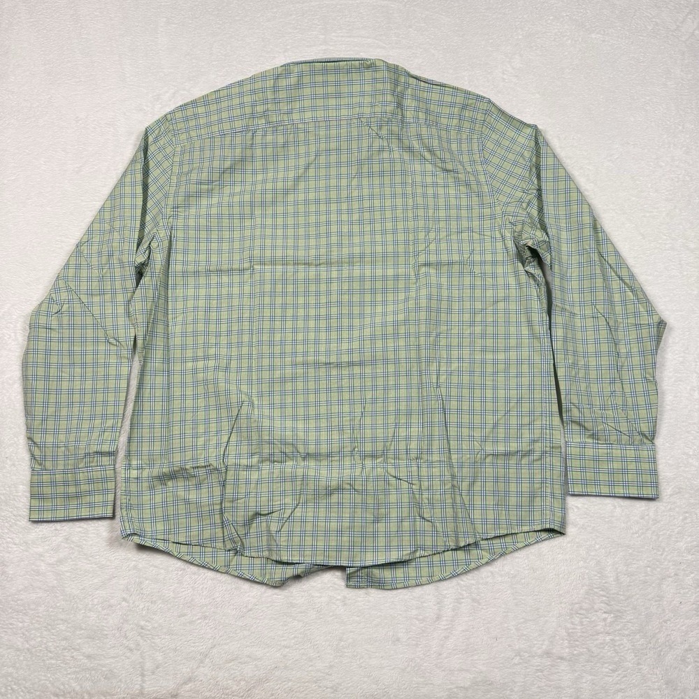 UntuckIt Shirt Mens 2XL Green Plaid Long Sleeve Button Down NEW - Picture 4 of 8